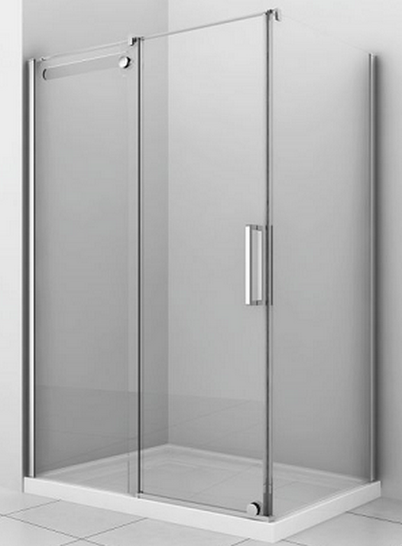 Pure 60 x 36 Porte Douche en Coin Leblanc RénoTendance